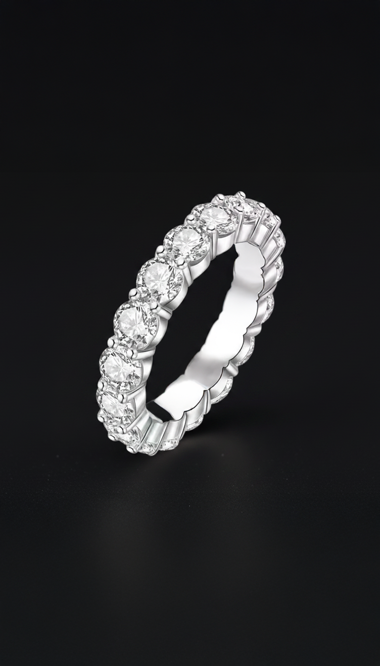 Eternity XL · Anillo con circonitas · Plata 925Ge