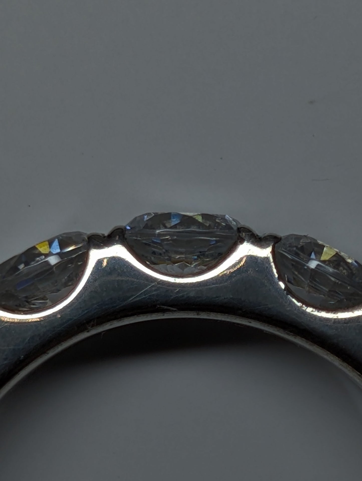 Anillo Eternity XL · Plata de Ley 925 · 5 mm