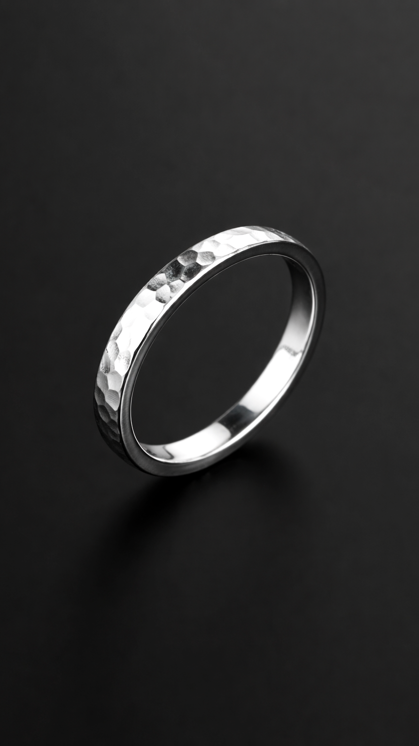 Martelé 03 · Anillo martelé bola · Plata 935Ge