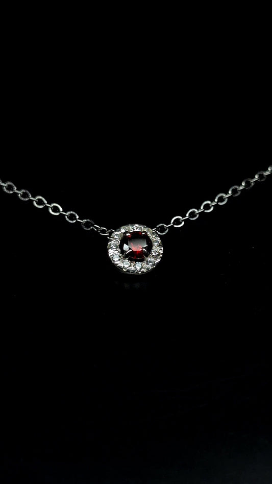Colgante Rubí · Plata de Ley 925