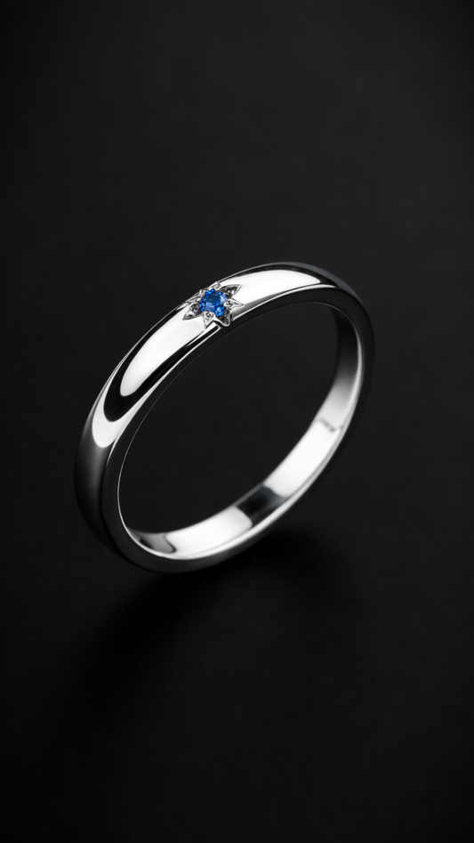 Estrella 01 · Anillo engaste Estrella · Plata 925Ge
