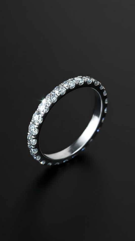 Eternity · Anillo con circonitas · Plata 925Ge