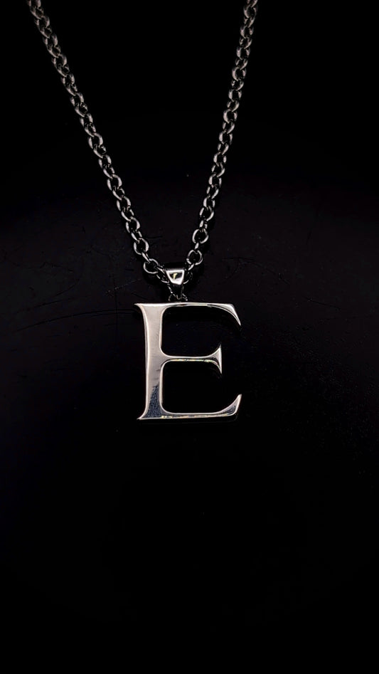 Inicial · Colgante letra · Plata 925Ge