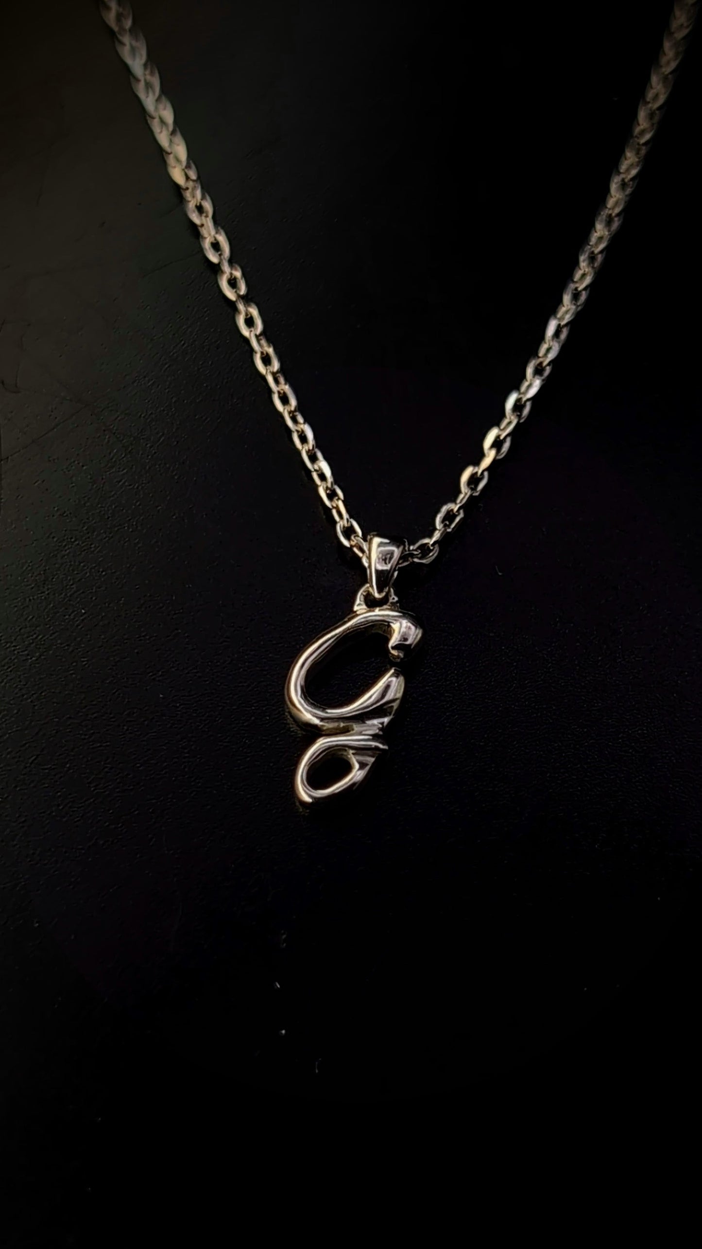 Inicial · Colgante letra · Plata 925Ge