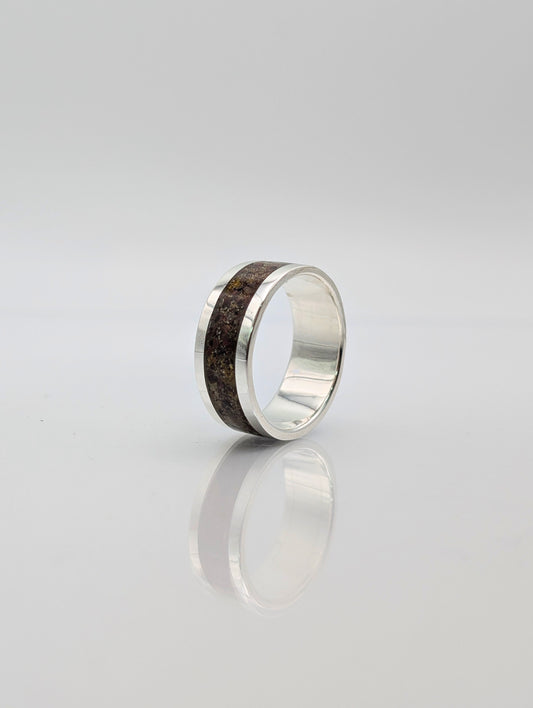 Anillo Resina · Plata de Ley 925 · 9 mm