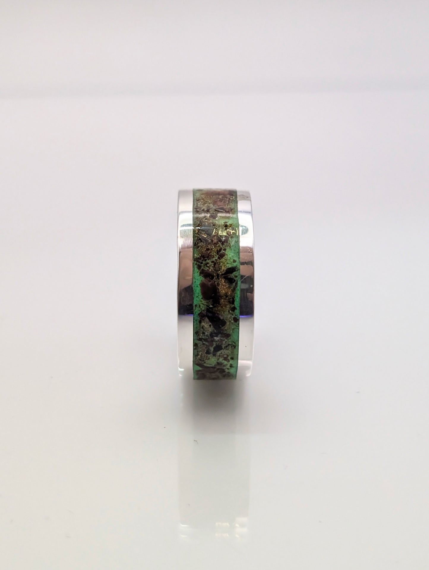 Anillo Resina · Plata de Ley 925 · 9 mm