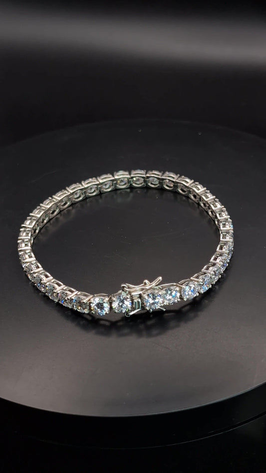 Pulsera Rivière · Plata de Ley 925 · 5 mm