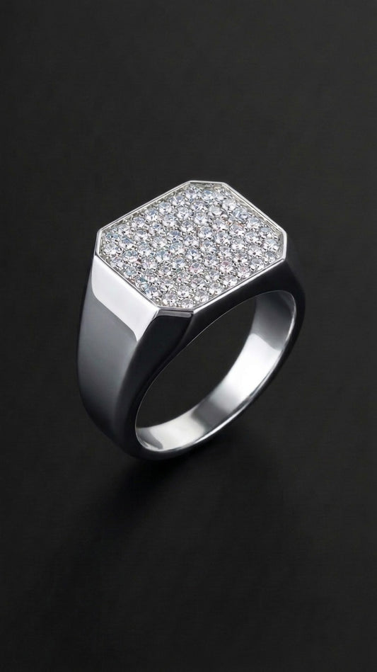 Sello Maroto 04 · Anillo con circonitas · Plata 925G