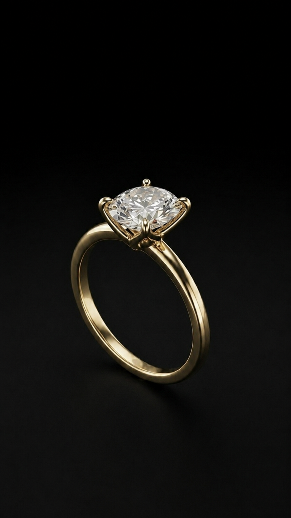Solitario · Anillo de pedida · Oro 18k